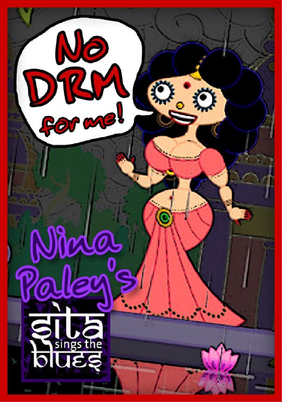 my reimaging of Nina Paley's Sita