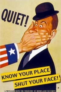 WWII war propaganda - quiet